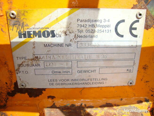 HEMOS kosiarka listwowa nożycowa 180 cm