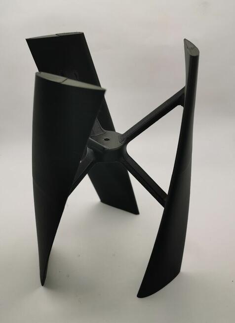 Śmigło do mini elektrowni wiatrowej 140x180mm - Darrieus