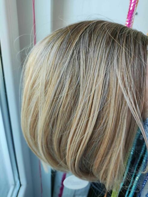 Peruka dla Kobiet Damska długie włosy ciemny blond