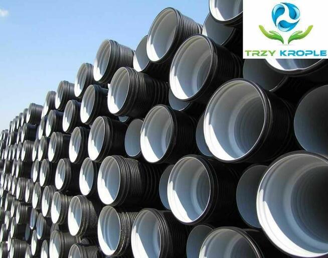 Rura fi 500 przepustowa karbowana mostek wjazd rów kryty