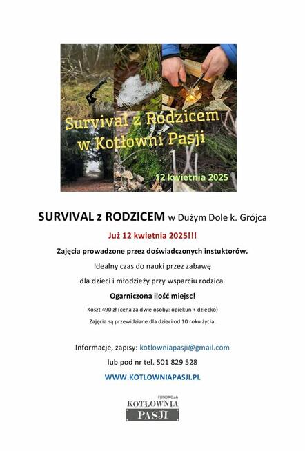 SURVIVAL Z RODZICEM pod W-wą!