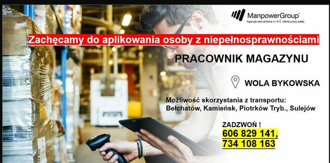 Magazynier (również z orzeczeniem)