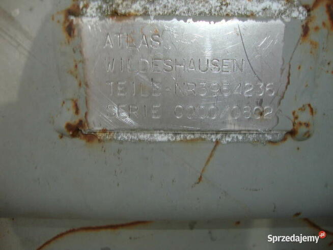 łyżka z bocznym wysypem ATLAS (nie używana)