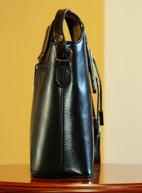 Piękna Damska Torebka Skórzana BORSE IN PELLE Super Wykonana