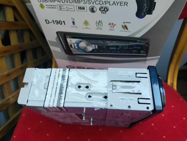 Radio Samochodowe RDS Odtwarzacz MP3 MP4 CD DVD USB BT D1901