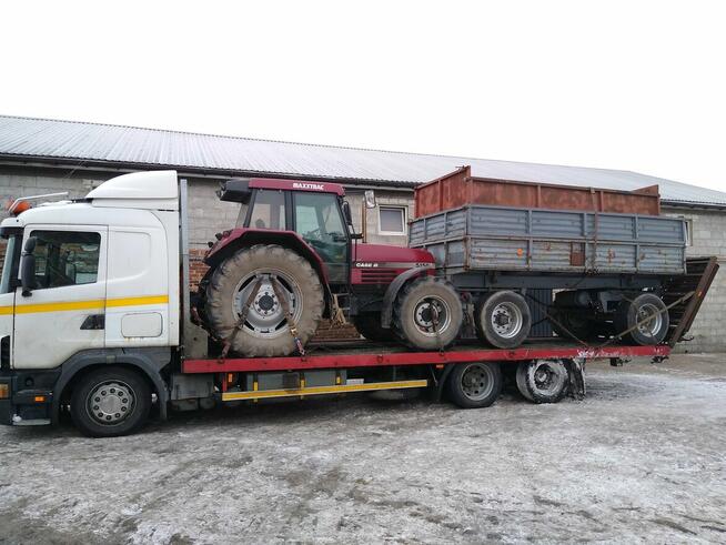 Pomoc drogowa transport sprzętu budowlanego, rolniczego