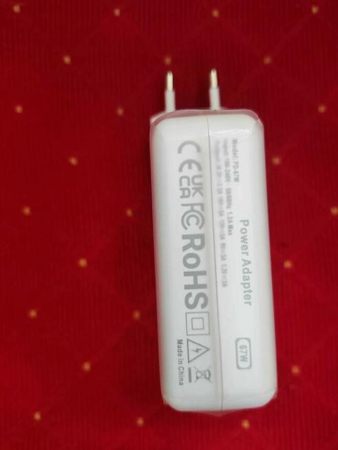 Zasilacz Ładowarka PD USB-C 67W Apple MacBook adapter Laptop