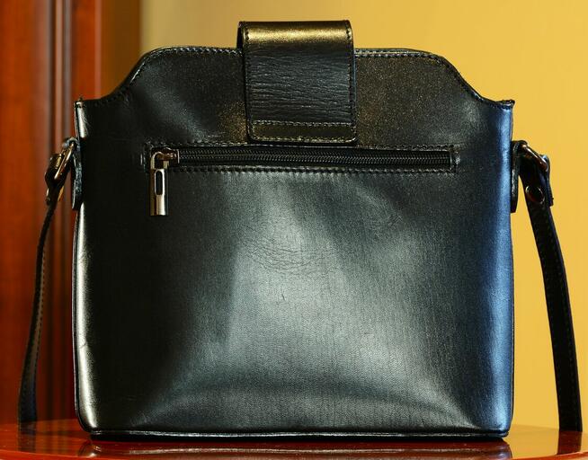 Piękna Damska Torebka Skórzana BORSE IN PELLE Super Wykonana