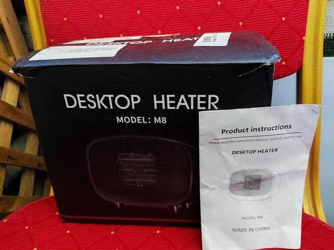 Mały Grzejnik Elektryczny Ceramiczny Nagrzewnica Farelka