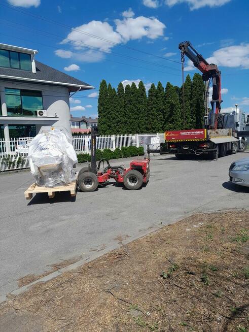 Usługi transportowe HDS, kontenery 12 m, ladunki ponadnormat