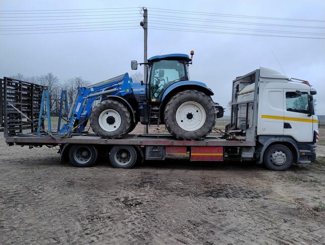 Pomoc drogowa transport sprzętu budowlanego, rolniczego