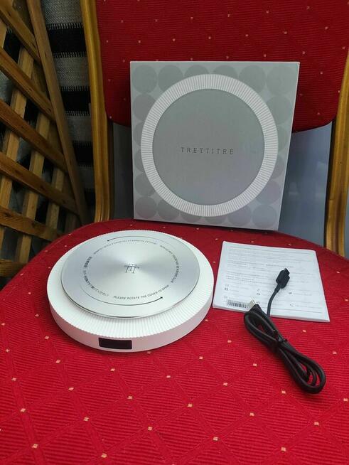 Przenośny Odtwarzacz CD Bluetooth BT Dyskmen biały Walkman