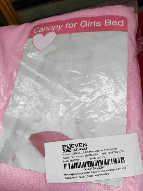 Moskitiera Firana nad łóżko tapczan moskitiera do łóżeczka