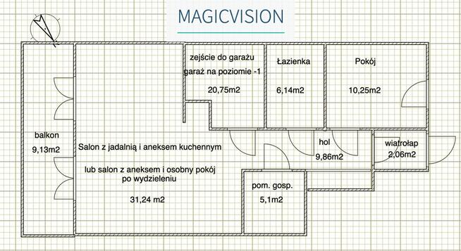 Apartament na wzgórzu| ogródek| balkon| Brzesko