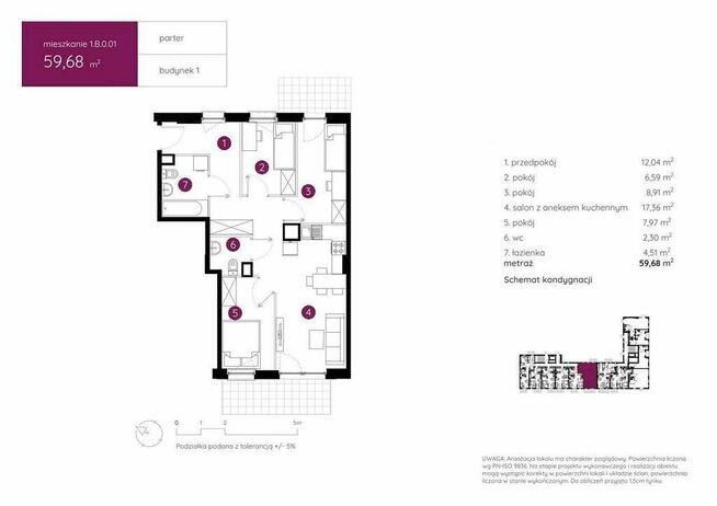 Dwustronne M4 z dwoma ogródkami w Ursusie