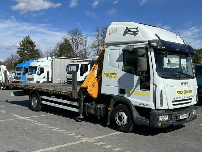 Iveco EUROCARGO 120EL21 Laweta Platforma + HDS HMF 860 Pomoc Drogowa Skrzynia Ładowność: 5770 kg Naj