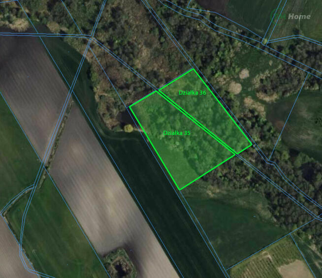 Działki rolne w Szczutkowie - 1,66 ha