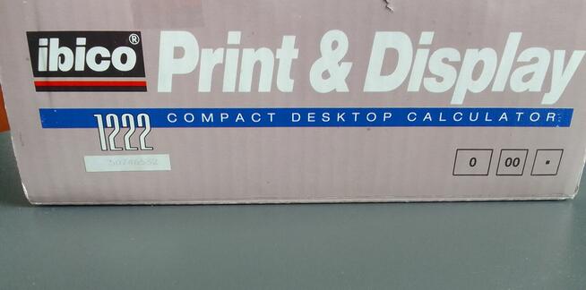 Kalkulator IBICO 1222 z drukarką + 4 rolki papieru 12 cyfrow
