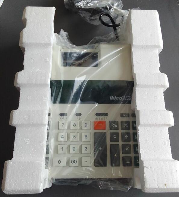 Kalkulator IBICO 1222 z drukarką + 4 rolki papieru 12 cyfrow