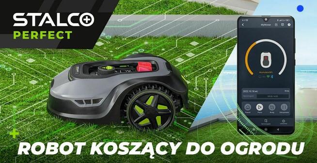 Montaż, instalacja robotów koszących Stalco, Einhell, Nac.