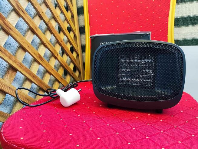 Mały Grzejnik Elektryczny Ceramiczny Nagrzewnica Farelka