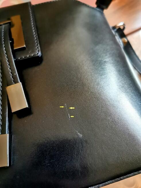 Piękna Damska Torebka Skórzana BORSE IN PELLE Super Wykonana