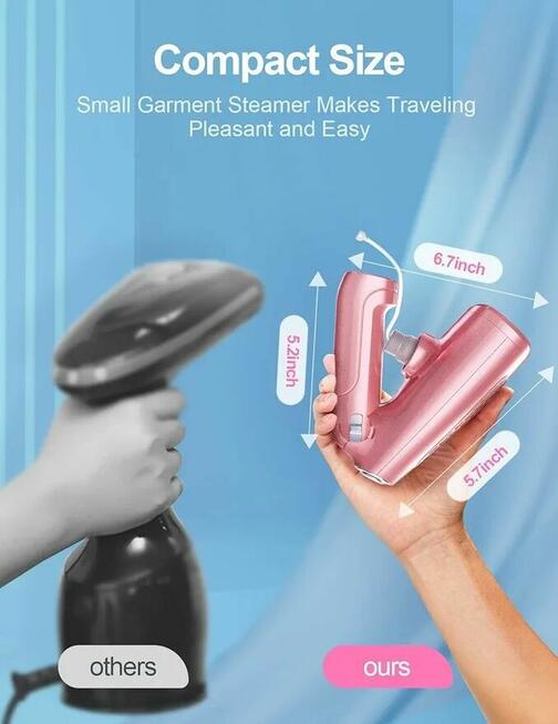 Parownica do ubrań 1500 W