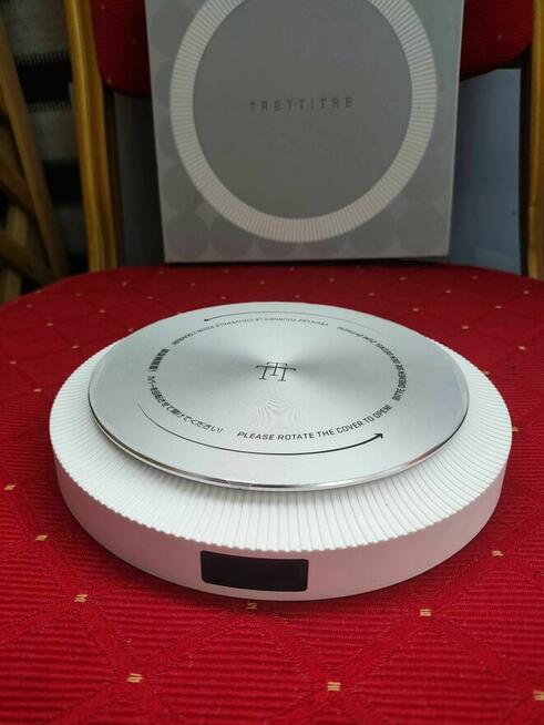 Przenośny Odtwarzacz CD Bluetooth BT Dyskmen biały Walkman