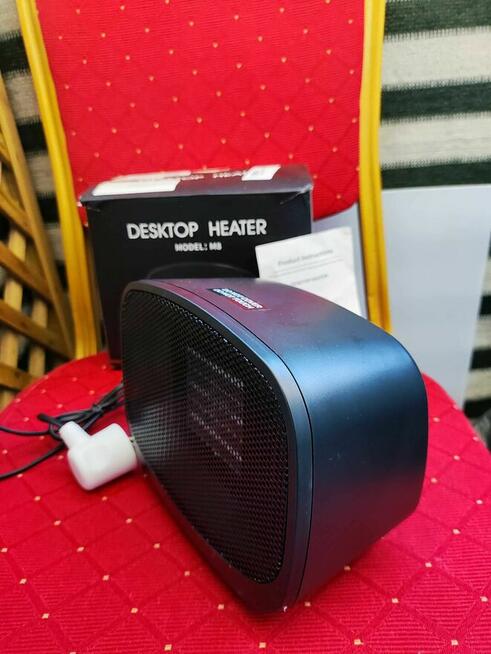 Mały Grzejnik Elektryczny Ceramiczny Nagrzewnica Farelka