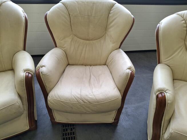 Wypoczynek skórzany zestaw