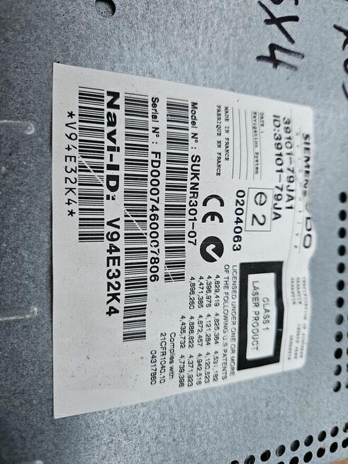 Radio suzuki SX4 z dekorami panel klimatyzacji