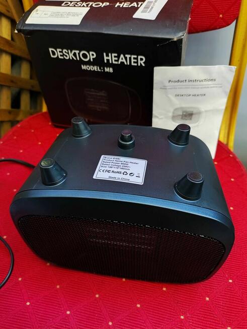 Mały Grzejnik Elektryczny Ceramiczny Nagrzewnica Farelka