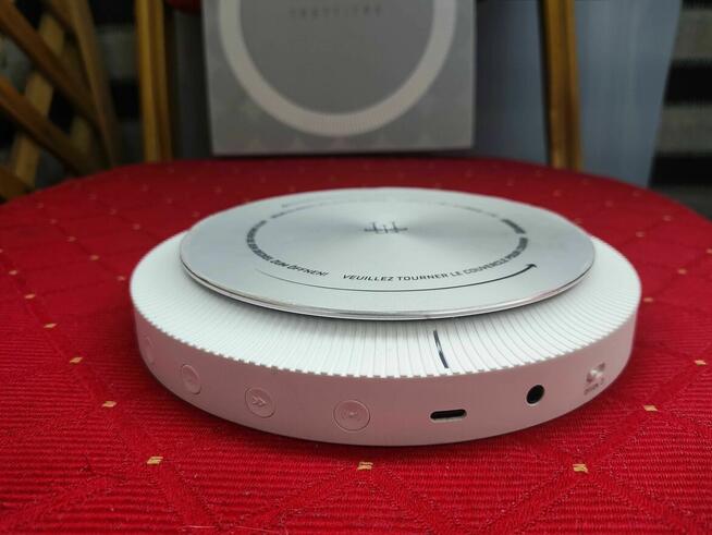 Przenośny Odtwarzacz CD Bluetooth BT Dyskmen biały Walkman