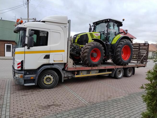 Pomoc drogowa transport sprzętu budowlanego, rolniczego