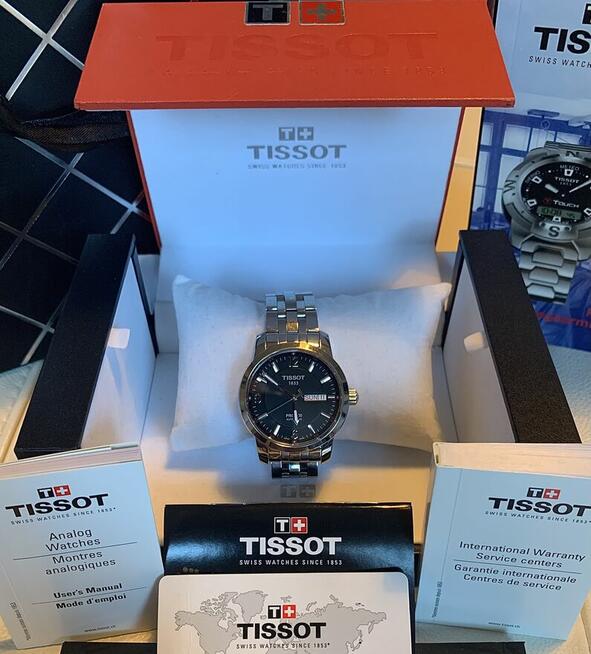 Tissot zegarek męski automat szafir jak nowy