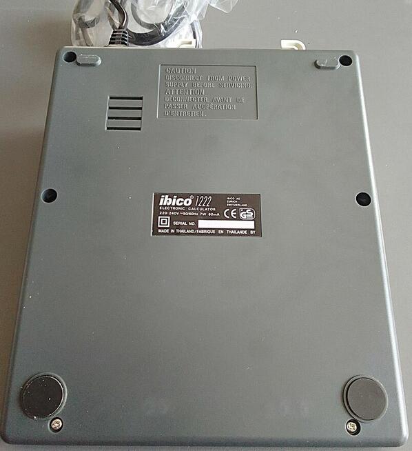 Kalkulator IBICO 1222 z drukarką + 4 rolki papieru 12 cyfrow