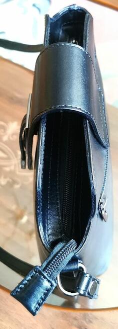 Piękna Damska Torebka Skórzana BORSE IN PELLE Super Wykonana