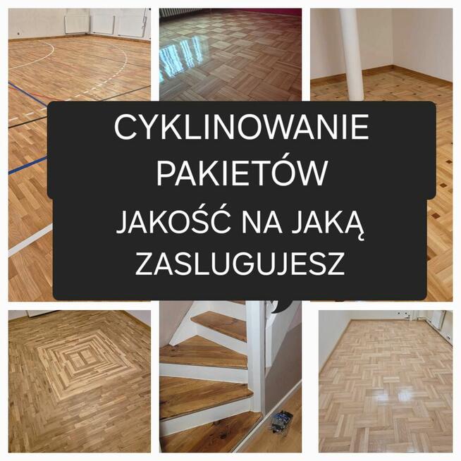 CYKLINOWANIE PODŁÓG PARKIETÓW DREWNIANYCH