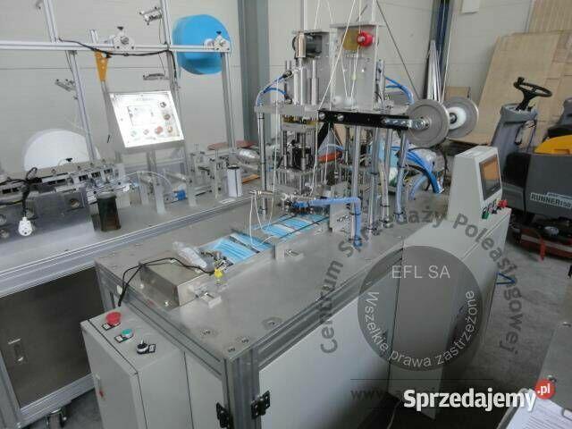 Linia do produkcji maseczek ochronnych dwusekcyjna