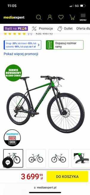 Rower nowy strom x6 gwarancja