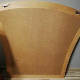 Bardzo ładne duże lustro na ścianę z drewnianą oprawą