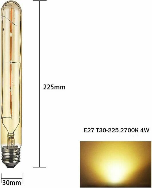 Żarówka LED sopel podłużna Ozdobna LOFT do Lampy Lampki