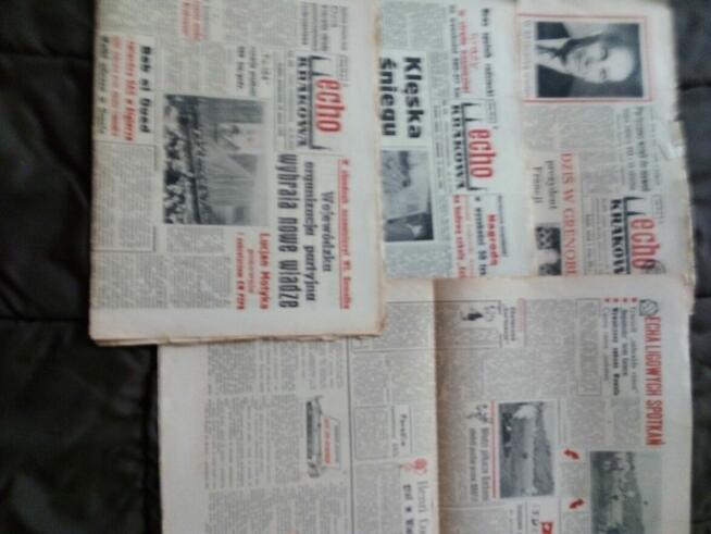 Stary dzienniki Krakowskie z prl-u oraz kultowe czasopisma z