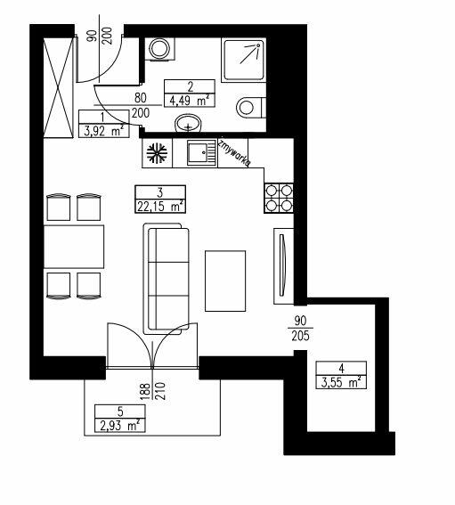 Mieszkanie, apartament, M2, Żory