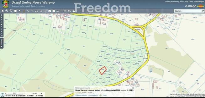Działka na sprzedaż – 983 m², Warnołęka z WZ!