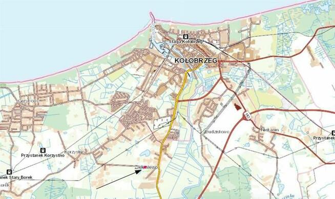 Działka Kołobrzeg - Zieleniewo gm. Kołobrzeg, Wakacyjna