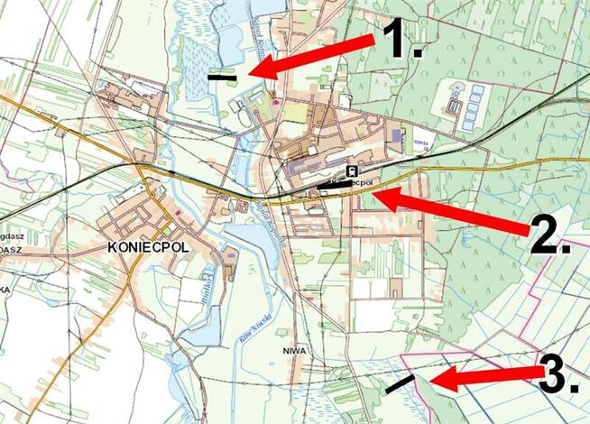 Działka Koniecpol, Górna