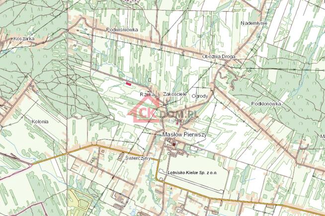 Działka rolno-budowlana Masłów Pierwszy gm. Masłów, Spacerowa