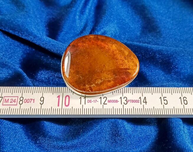 Pierścionek Srebrny z Bursztynem Roz.20/19,04mm