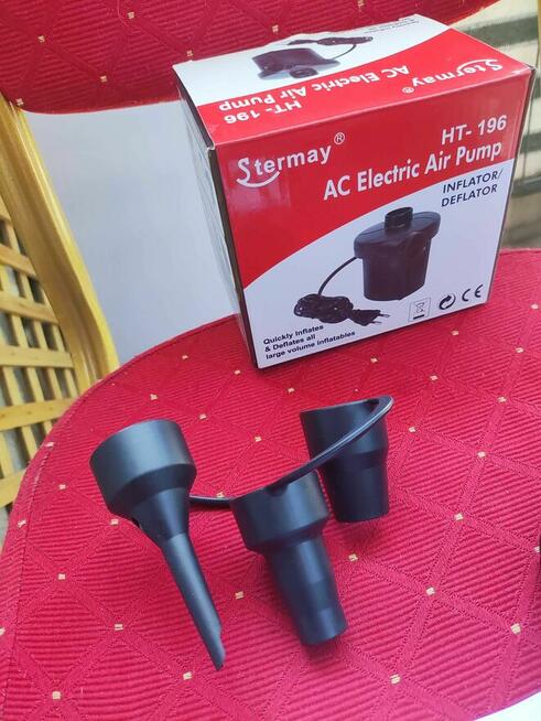 Pompka Elektryczna do materaca basenu piłki pontonu pompa